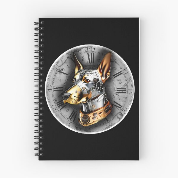 Item preview, Steampunk retro style Doberman pinscher dog designed and sold by Drone-tees.