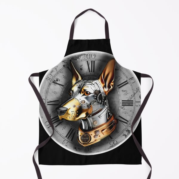 Item preview, Steampunk retro style Doberman pinscher dog designed and sold by Drone-tees.