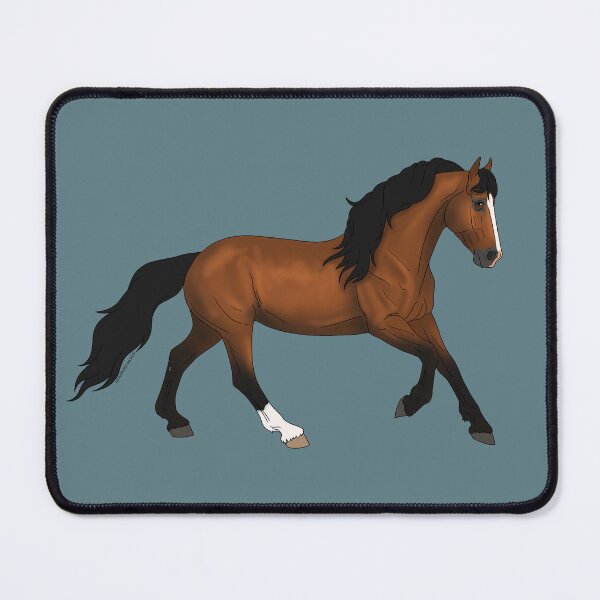 Item preview, Cantering Bay Ranch Horse designed and sold by DappledMoon.