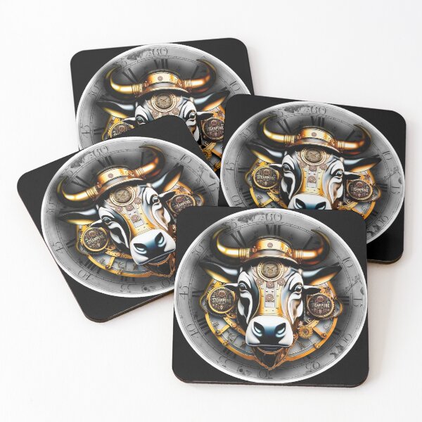 Item preview, Steampunk retro style Bull designed and sold by Drone-tees.