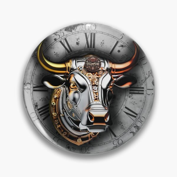 Item preview, Steampunk retro style Bull designed and sold by Drone-tees.