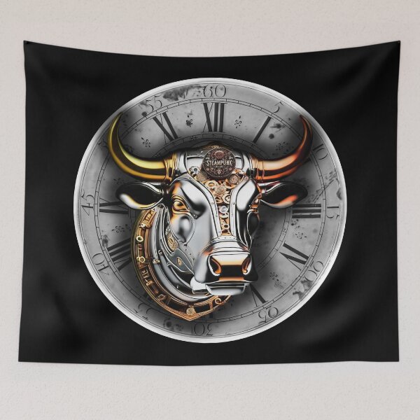 Item preview, Steampunk retro style Bull designed and sold by Drone-tees.