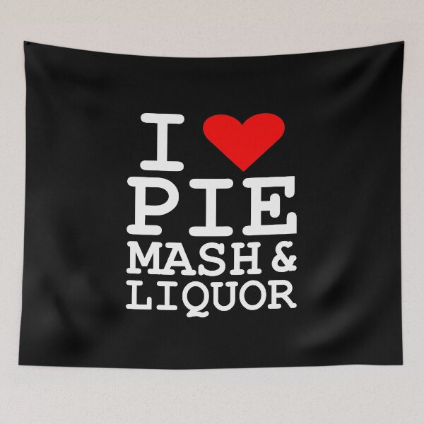 Item preview, I Love Traditional London Pie, Mash & Liquor V2a designed and sold by RetrospectUK.