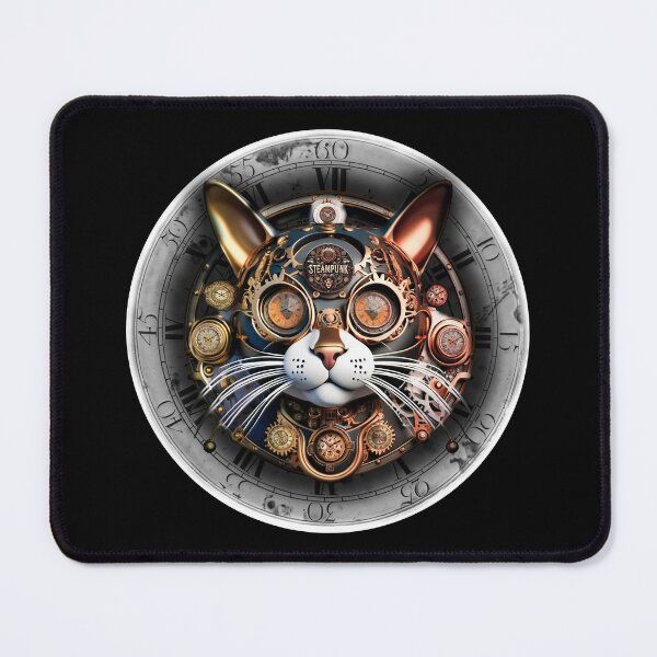Item preview, Steampunk retro style Cat designed and sold by Drone-tees.