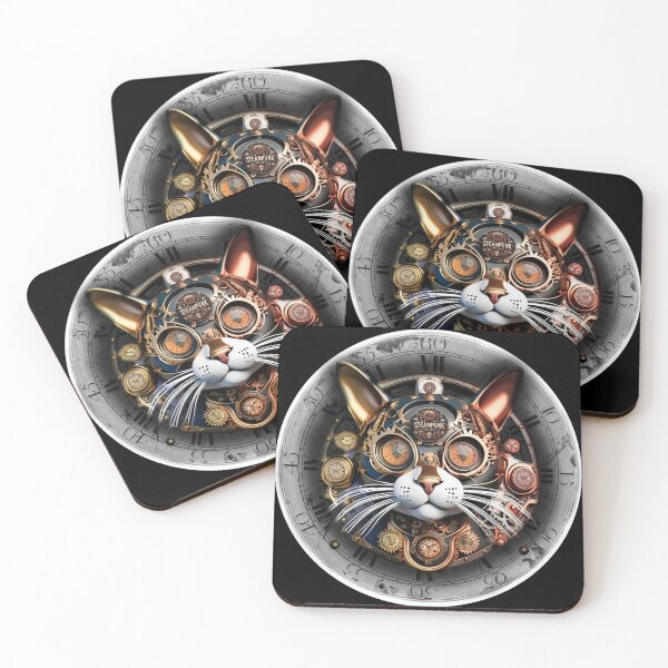 Item preview, Steampunk retro style Cat designed and sold by Drone-tees.
