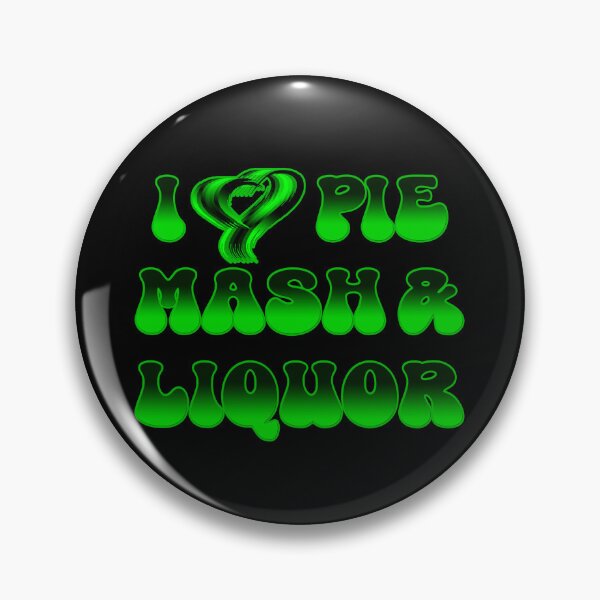 Item preview,  I Love Traditional London Pie, Mash & Liquor V16a designed and sold by RetrospectUK.