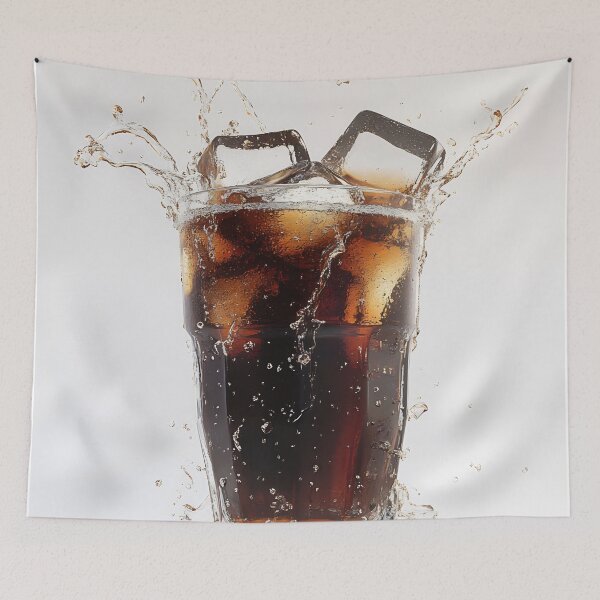 Item preview, Refreshing drink splashing in glass designed and sold by anytka.