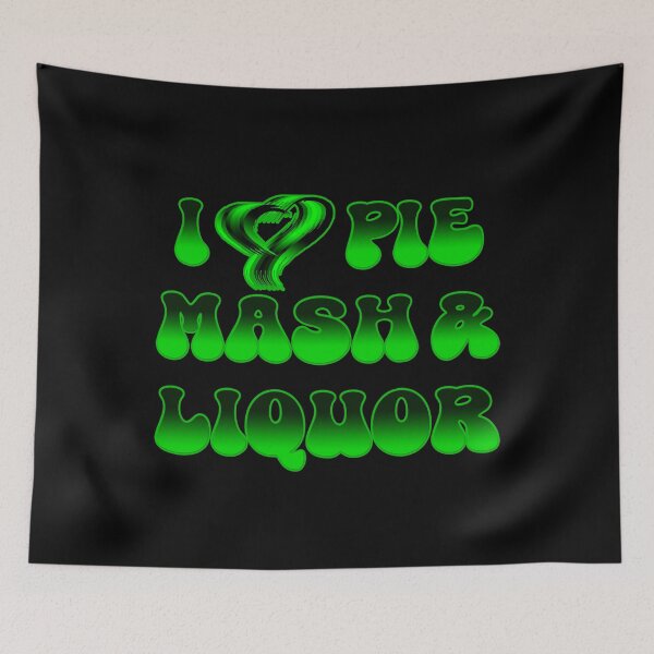 Item preview,  I Love Traditional London Pie, Mash & Liquor V16a designed and sold by RetrospectUK.