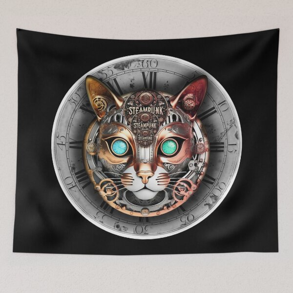 Item preview, Steampunk retro style Cat designed and sold by Drone-tees.