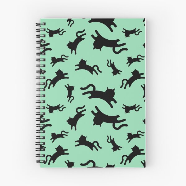 Item preview, Three-Legged Cats (Black on Green) designed and sold by Smol Poro.