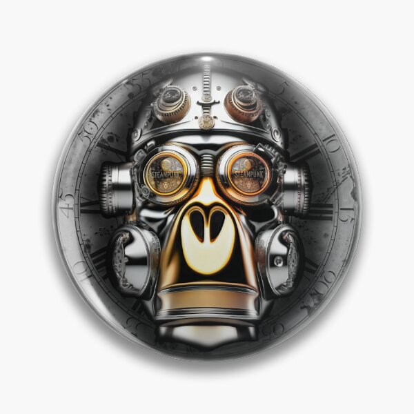 Item preview, Steampunk retro style Gorilla designed and sold by Drone-tees.