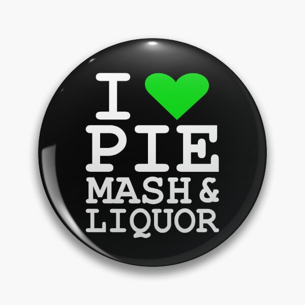 Item preview, I Love Traditional London Pie, Mash & Liquor V2b designed and sold by RetrospectUK.