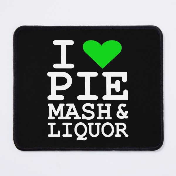 Item preview, I Love Traditional London Pie, Mash & Liquor V2b designed and sold by RetrospectUK.