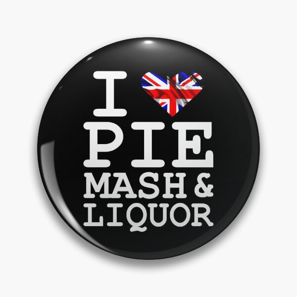 Item preview, I Love Traditional London Pie, Mash & Liquor V2c designed and sold by RetrospectUK.