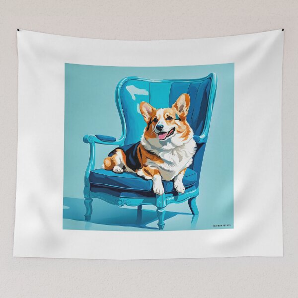 Item preview, Corgi Portrait Pop Art designed and sold by Bow Wow Pop Art.