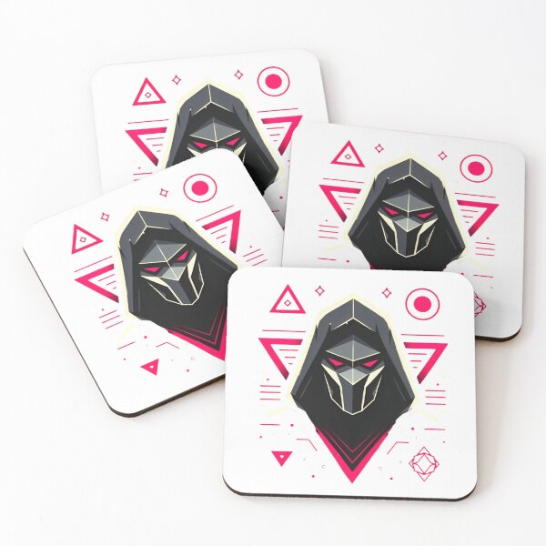 Item preview, Mysterious Hooded Warrior – Cyberpunk Masked Figure Sticker designed and sold by BrightNook.