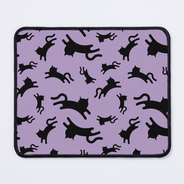 Item preview, Three-Legged Cats (Black on Purple) designed and sold by Smol Poro.
