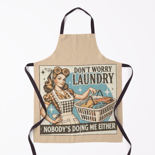 Item preview, Funny Vintage Laundry Quote – Retro Housewife Humor designed and sold by Aredbox.