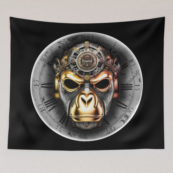 Item preview, Steampunk retro style Gorilla designed and sold by Drone-tees.
