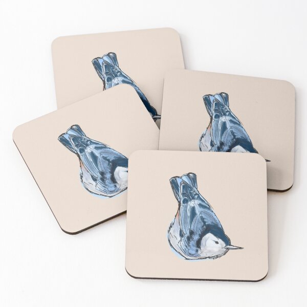 Item preview, White-Breasted Nuthatch designed and sold by unicornlasercat.
