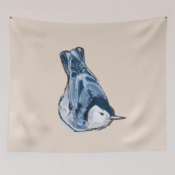 Item preview, White-Breasted Nuthatch designed and sold by unicornlasercat.