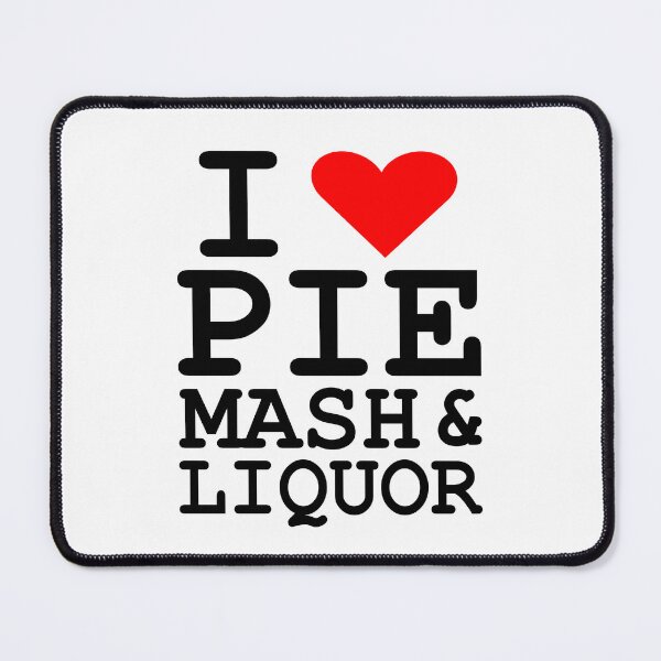 Item preview, I Love Traditional London Pie, Mash & Liquor V2d designed and sold by RetrospectUK.