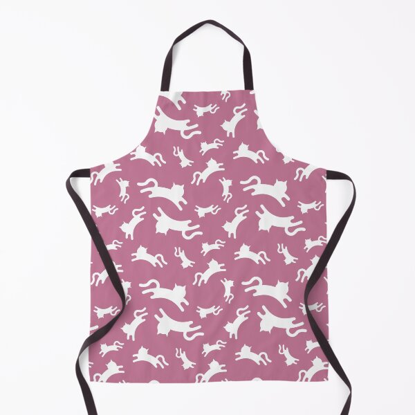 Artikelvorschau, Dreibeinige Katzen (Weiß auf Pink) entworfen und verkauft von Smol Poro.