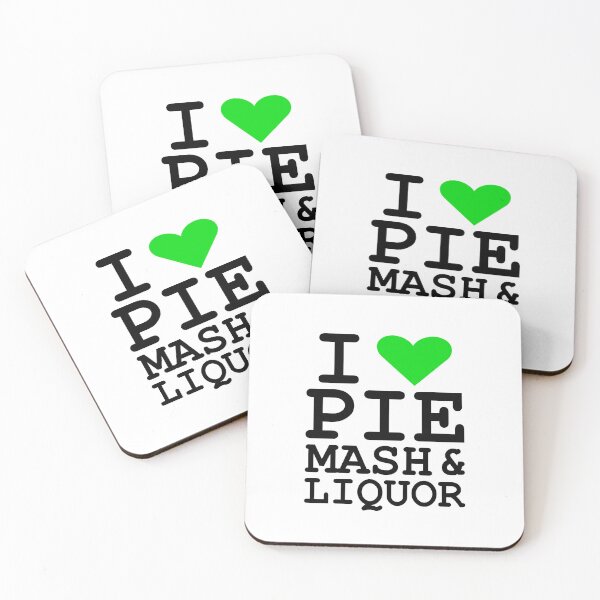 Item preview, I Love Traditional London Pie, Mash & Liquor V2e designed and sold by RetrospectUK.