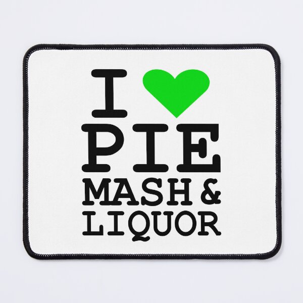 Item preview, I Love Traditional London Pie, Mash & Liquor V2e designed and sold by RetrospectUK.