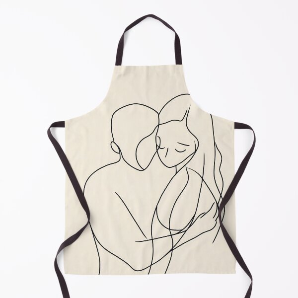 Item preview, Couple in line art embrace designed and sold by anytka.
