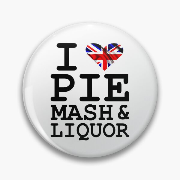 Item preview, I Love Traditional London Pie, Mash & Liquor V2f designed and sold by RetrospectUK.