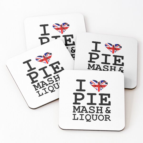 Item preview, I Love Traditional London Pie, Mash & Liquor V2f designed and sold by RetrospectUK.