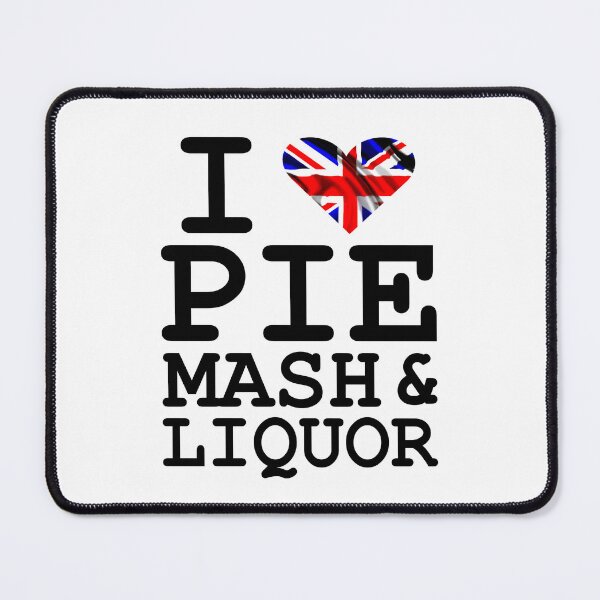 Item preview, I Love Traditional London Pie, Mash & Liquor V2f designed and sold by RetrospectUK.