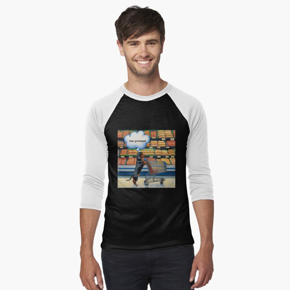 Item preview, Baseball ¾ Sleeve T-Shirt designed and sold by ltcartoons.