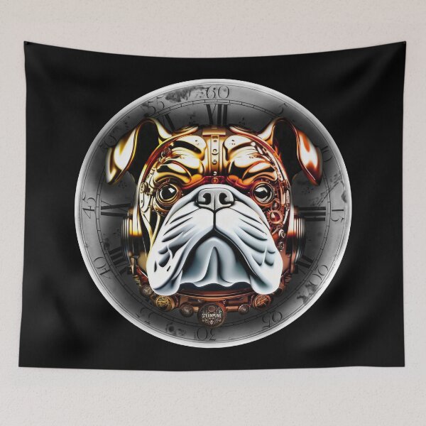 Item preview, Steampunk retro style Bulldog designed and sold by Drone-tees.