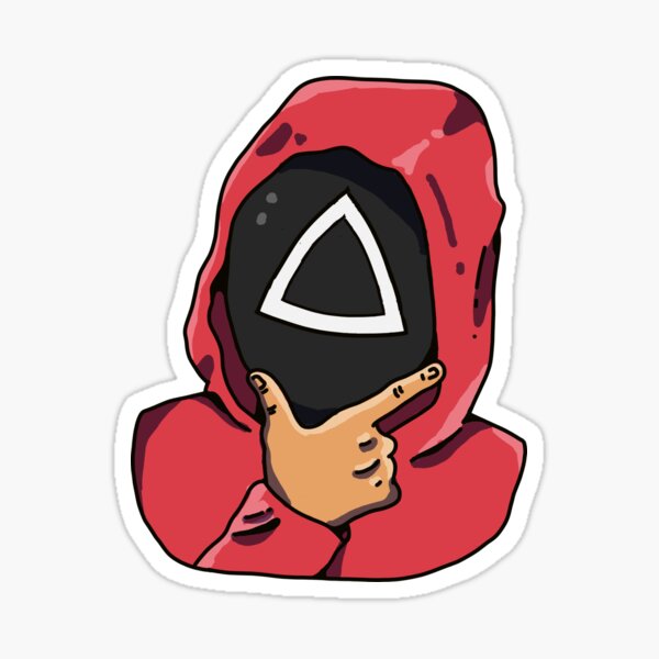 Item preview, Soldier squid game triangle designed and sold by DrawNeres.
