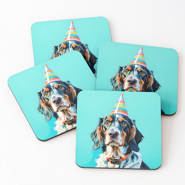 Item preview, English Setter Birthday Portrait designed and sold by Bow Wow Pop Art.