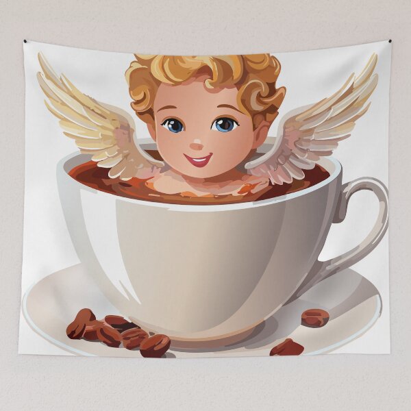 Item preview, Coffee Cupid – Coffee Is My Valentine designed and sold by Wanderly Ways.