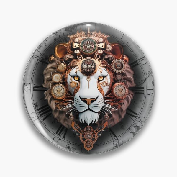 Item preview, Steampunk retro style Lion designed and sold by Drone-tees.