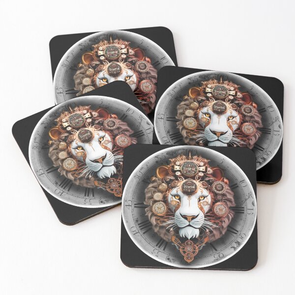 Item preview, Steampunk retro style Lion designed and sold by Drone-tees.