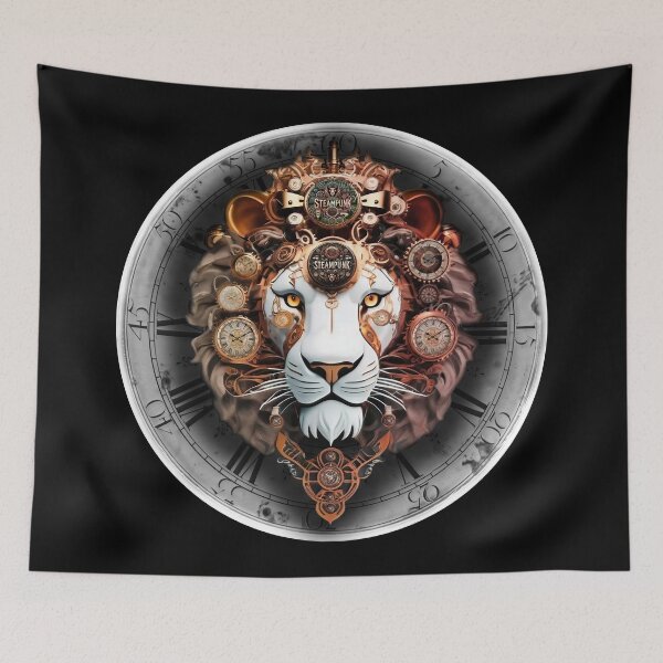 Item preview, Steampunk retro style Lion designed and sold by Drone-tees.