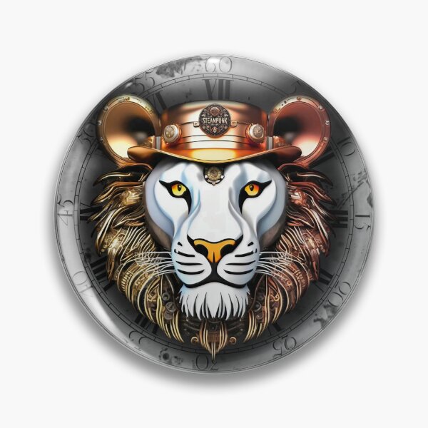 Item preview, Steampunk retro style Lion designed and sold by Drone-tees.
