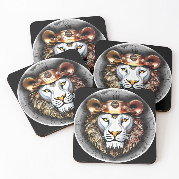 Item preview, Steampunk retro style Lion designed and sold by Drone-tees.