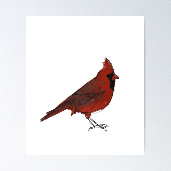 Item preview, Northern Cardinal designed and sold by unicornlasercat.