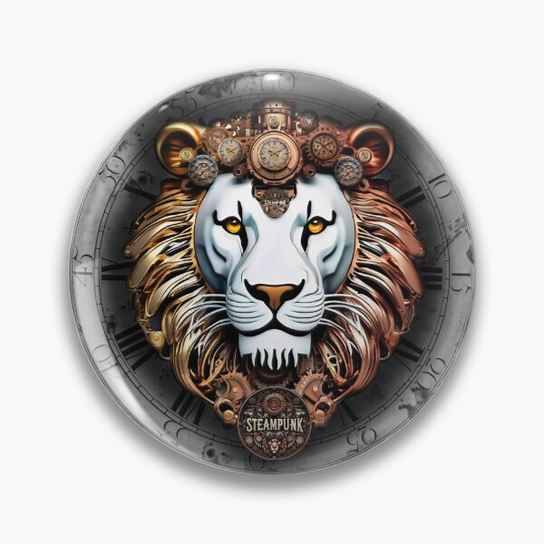 Item preview, Steampunk retro style Lion designed and sold by Drone-tees.