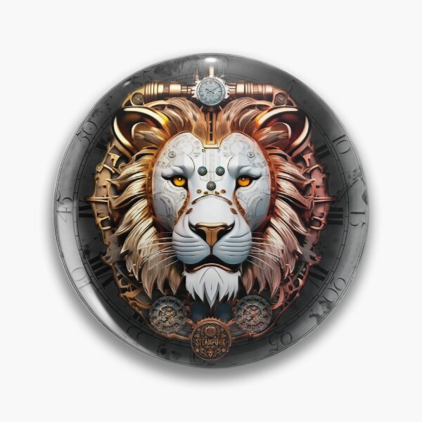 Item preview, Steampunk retro style Lion designed and sold by Drone-tees.