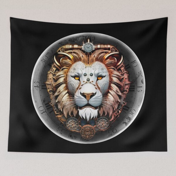 Item preview, Steampunk retro style Lion designed and sold by Drone-tees.