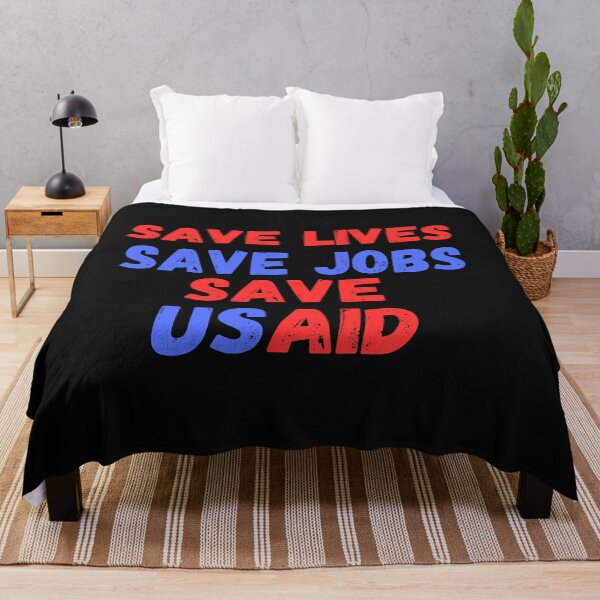 Item preview, Save Lives Save Jobs Save Usaid US Agency International Development T-shirt designed and sold by ViviWyco.