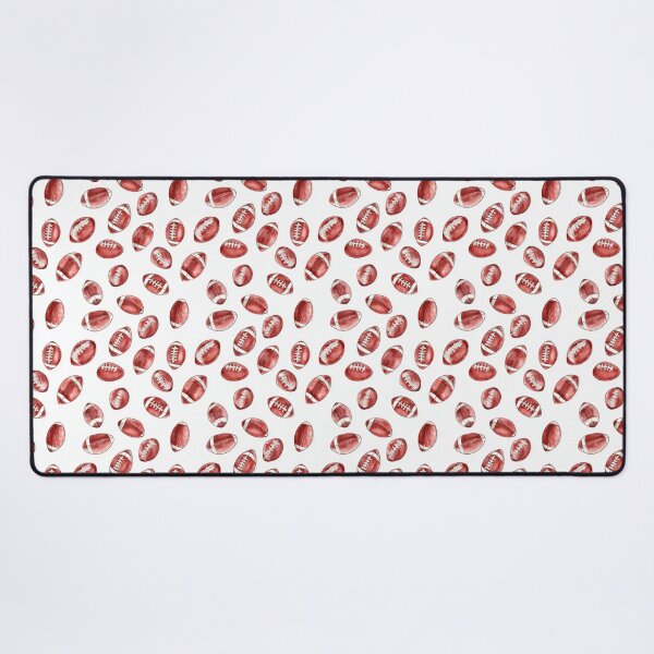 Item preview, American Footballs in Watercolor Pattern designed and sold by Dewdrop & Fern.