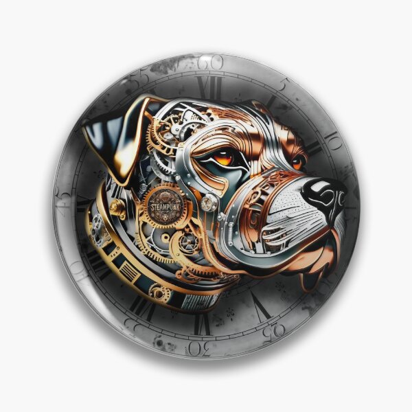 Item preview, Steampunk retro style Rottweiler designed and sold by Drone-tees.